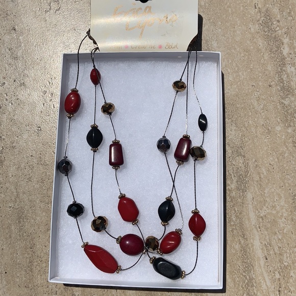 💥$10 SALE💥 NWT Erica Lyons Beaded Necklace - Picture 3 of 11